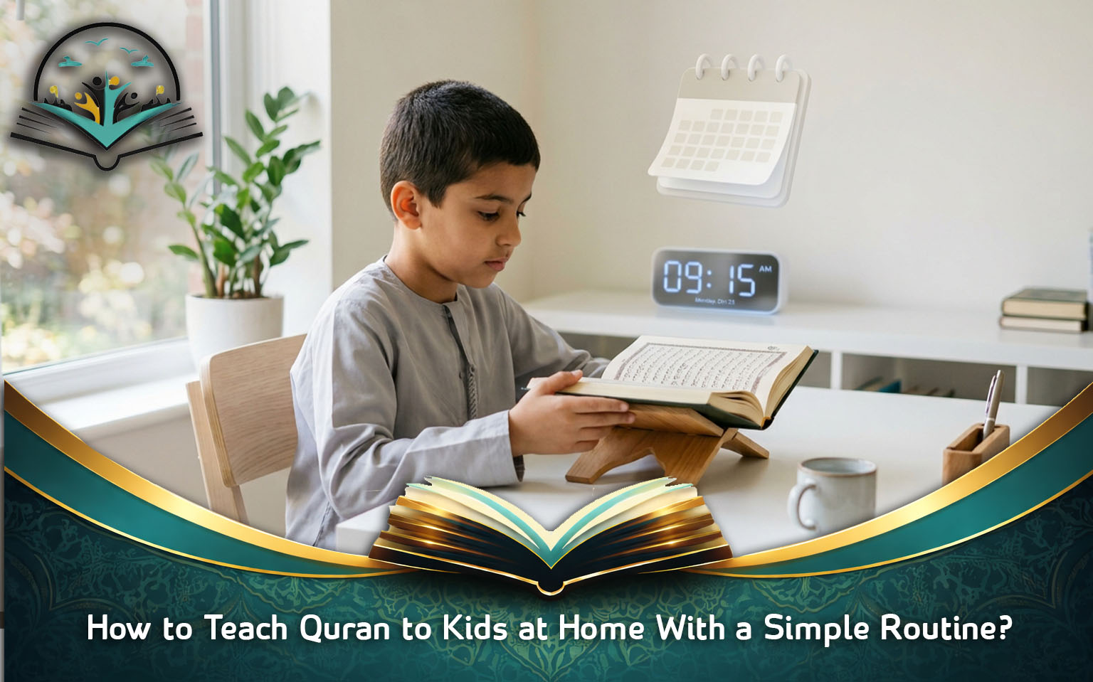 How to Teach Quran to Kids at Home With a Simple Routine?